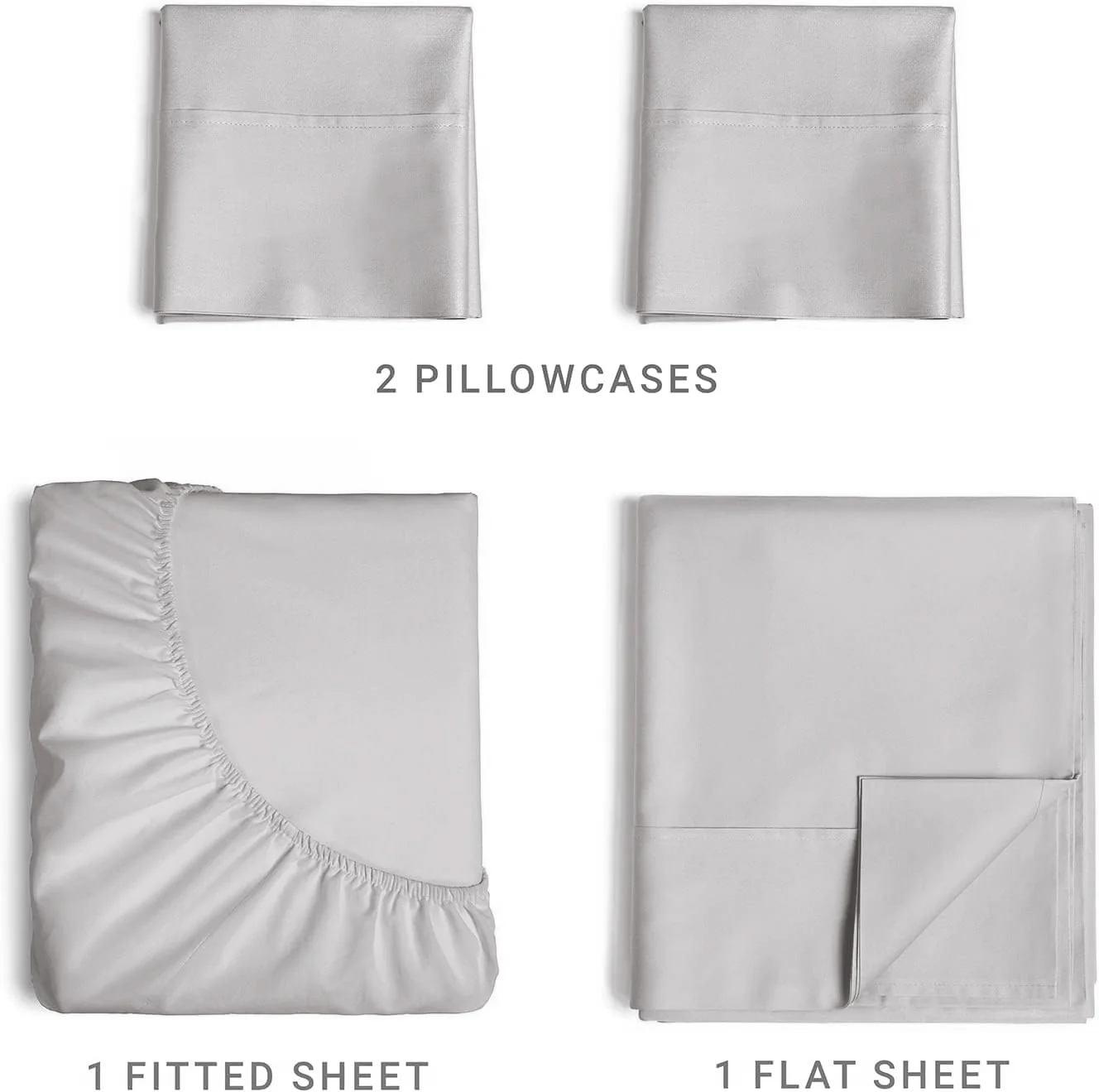 Cotton 1000 Thread Count 4 Piece Sheet Set - Image 9