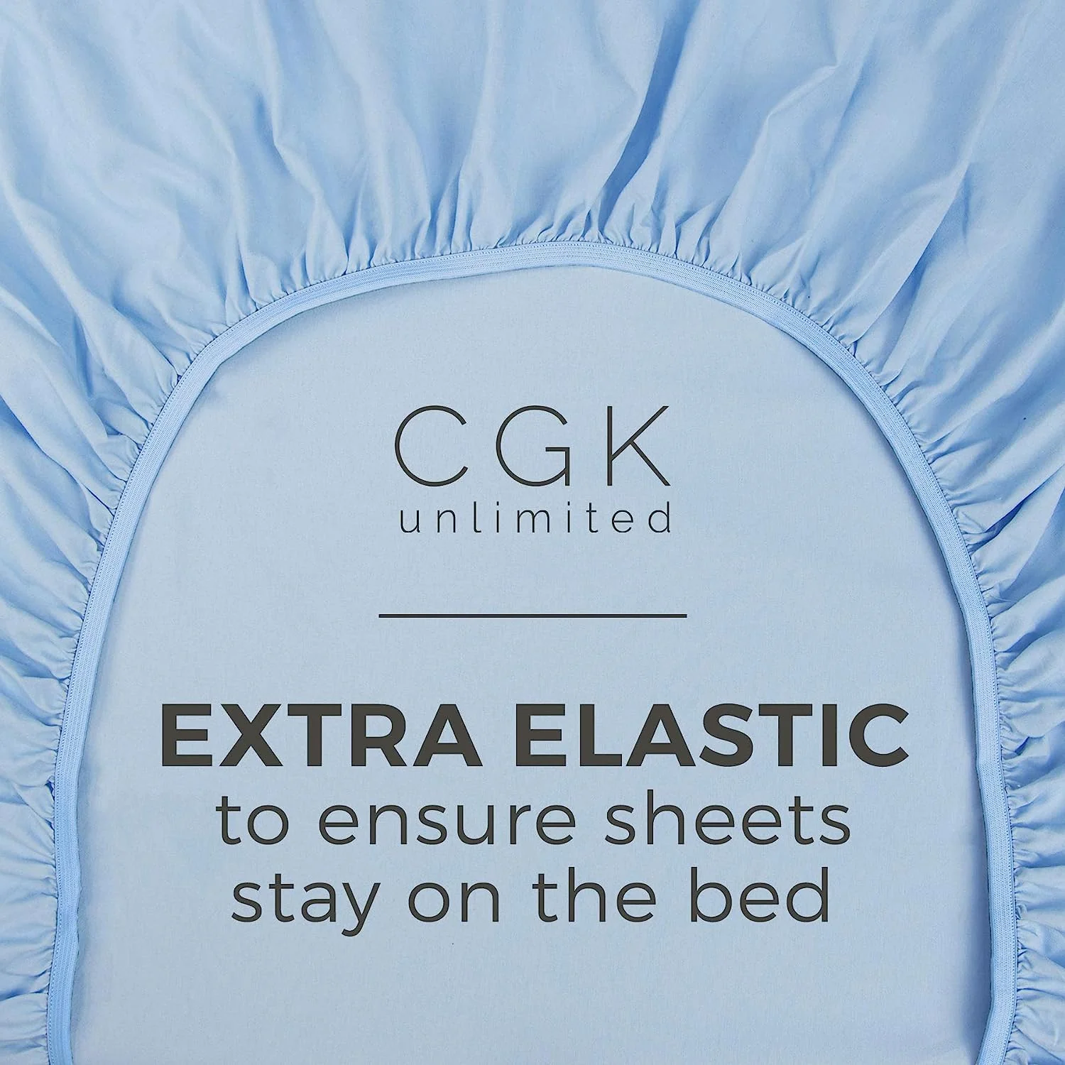 Cotton 400 Thread Count Standard Single Fitted Sheet - Image 49