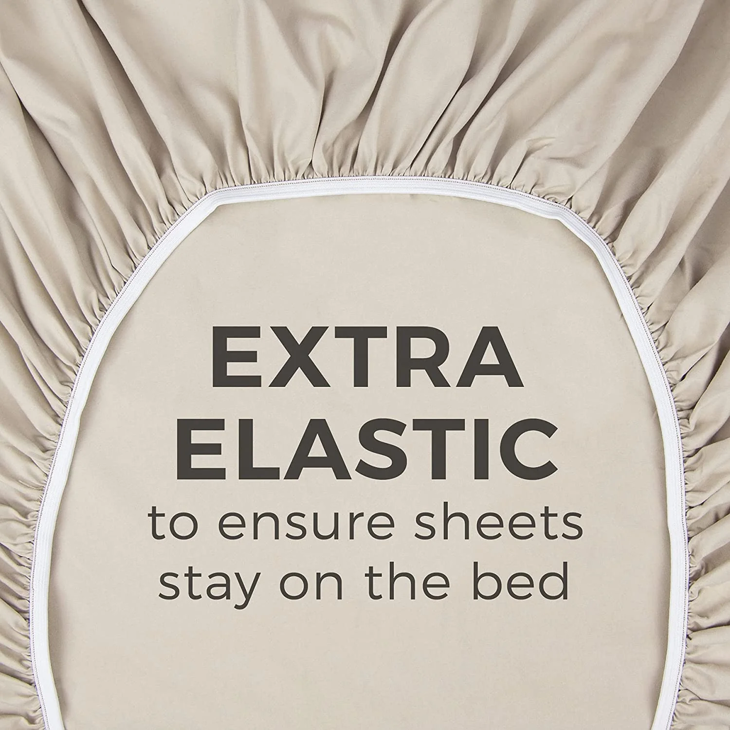 Cotton 400 Thread Count Standard Single Fitted Sheet - Image 5