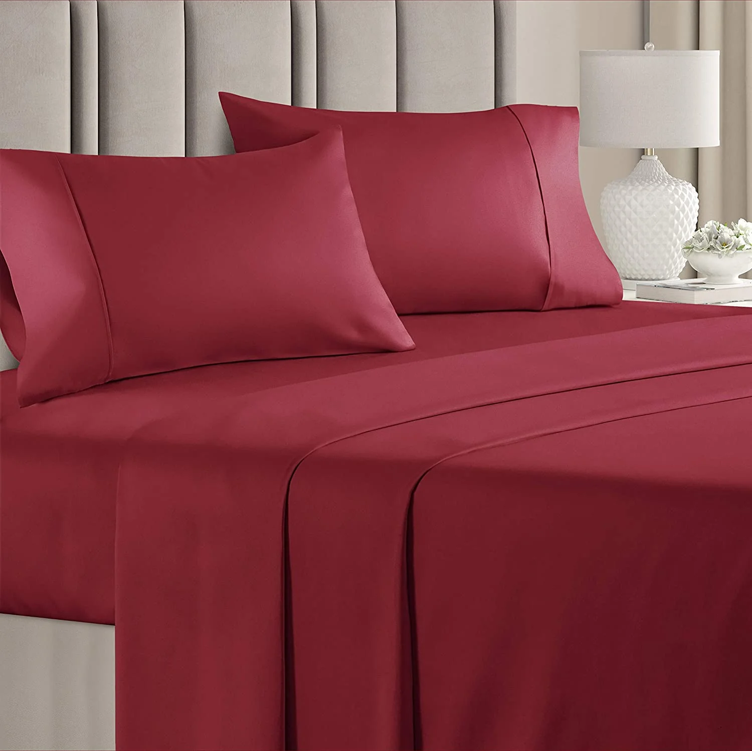 Cotton 400 Thread Count 4 Piece Sheet Set - Image 12