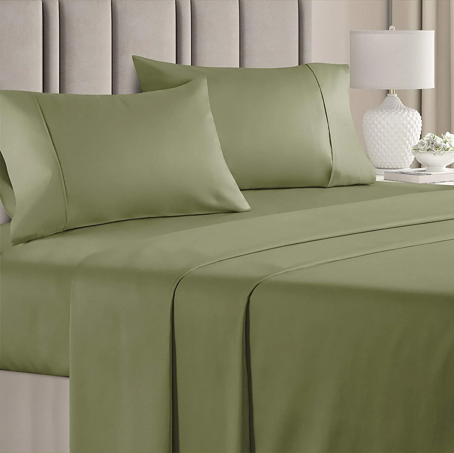Cotton 400 Thread Count 4 Piece Sheet Set - Image 17