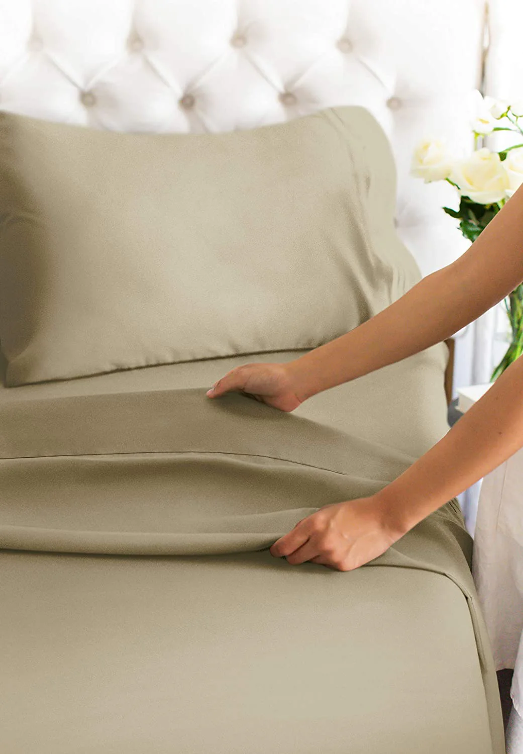 Cotton 400 Thread Count 4 Piece Sheet Set - Image 28