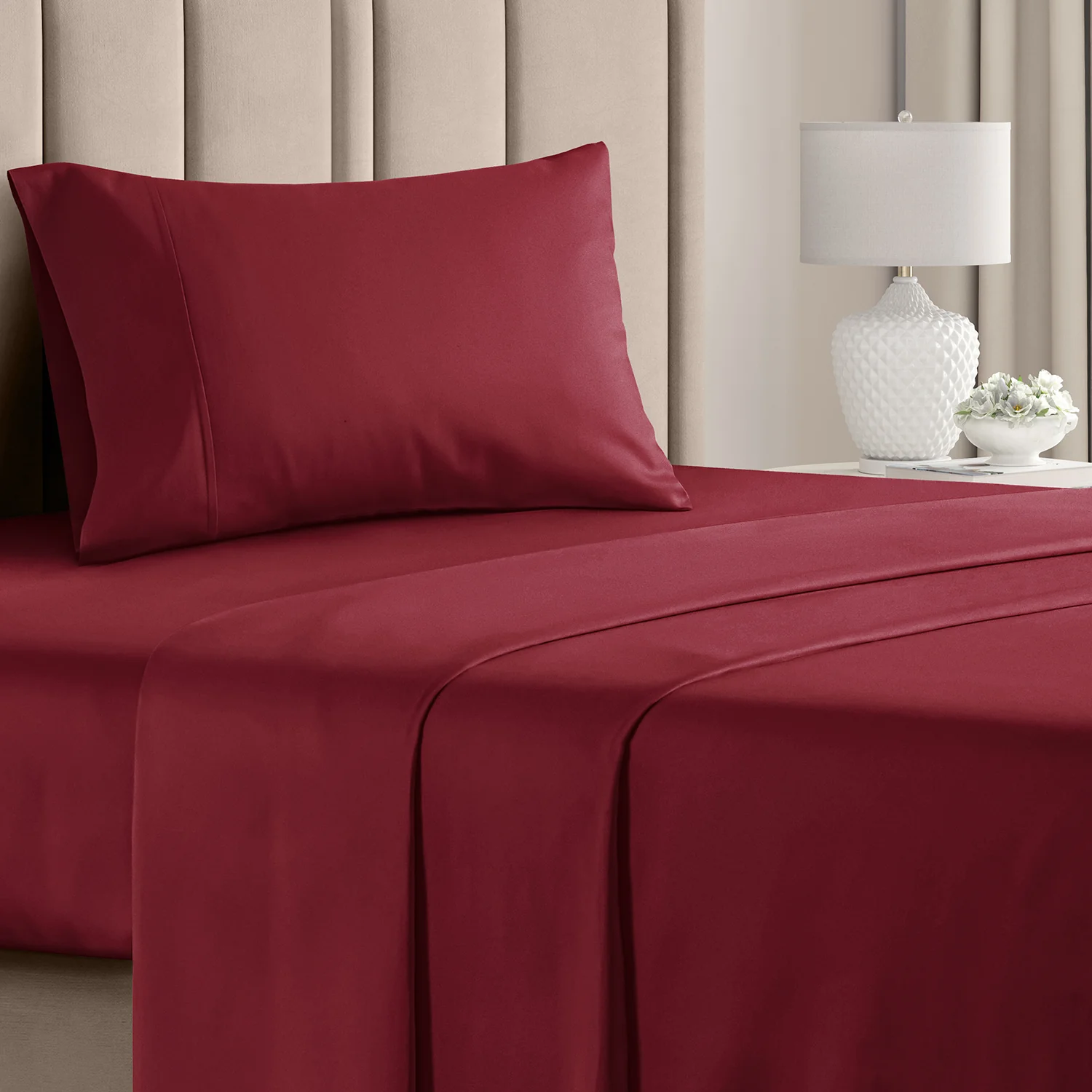 Cotton 400 Thread Count 4 Piece Sheet Set - Image 55