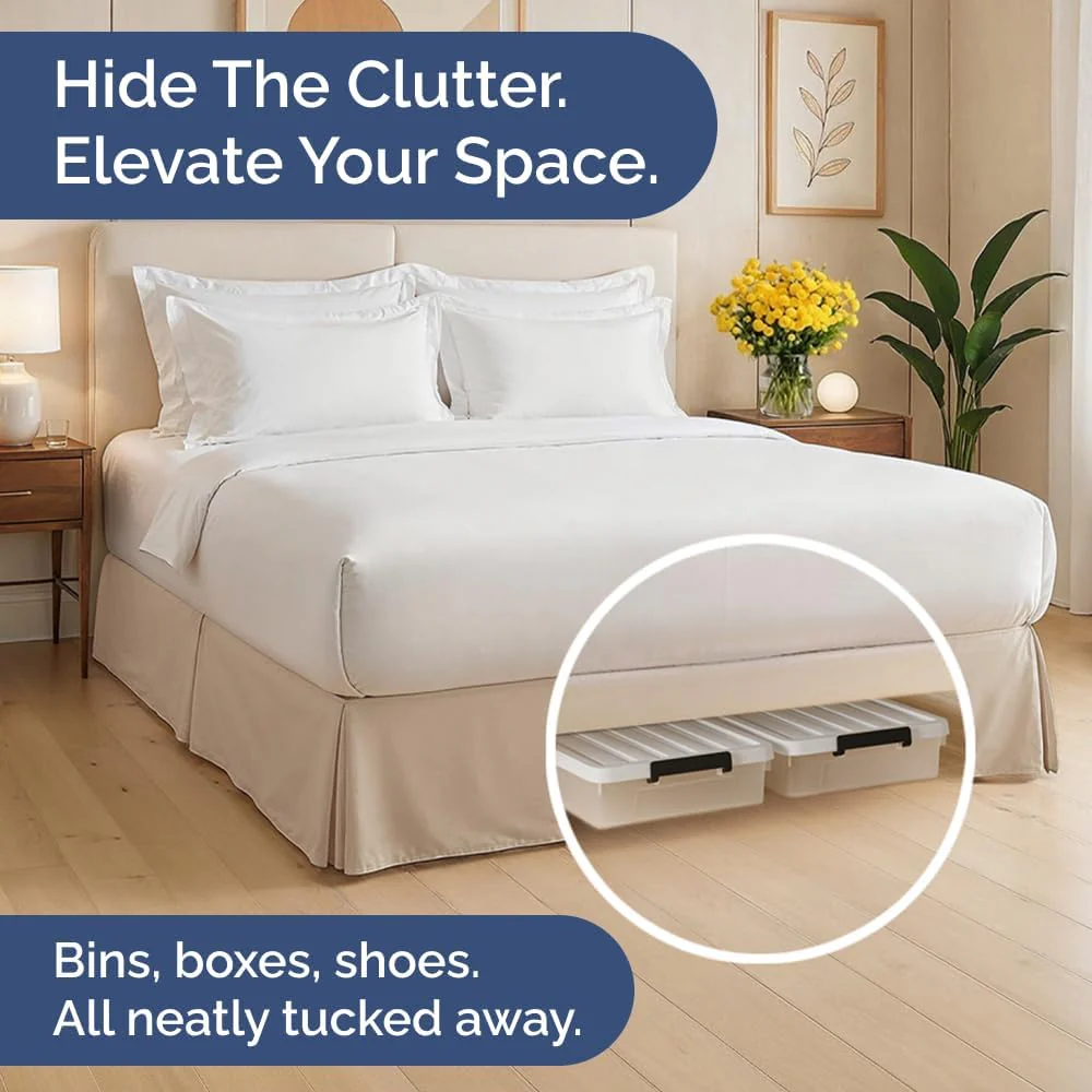 Pleated Bed Skirt 15 - Image 6